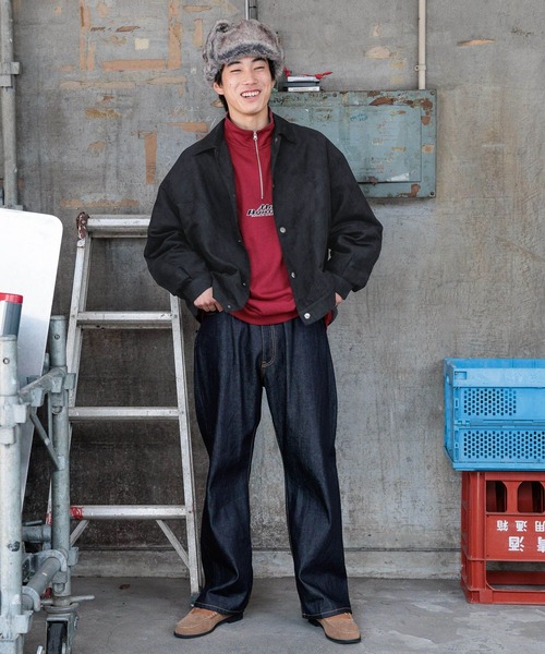 niko and...（ニコアンド）の「フェイクスウェードウエスタンブルゾン（ブルゾン・メンズ・ピンク/キャメル/チャコール・MEDIUM/LARGE）」の18枚目の写真