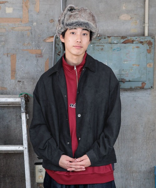 niko and...（ニコアンド）の「フェイクスウェードウエスタンブルゾン（ブルゾン・メンズ・ピンク/キャメル/チャコール・MEDIUM/LARGE）」の21枚目の写真