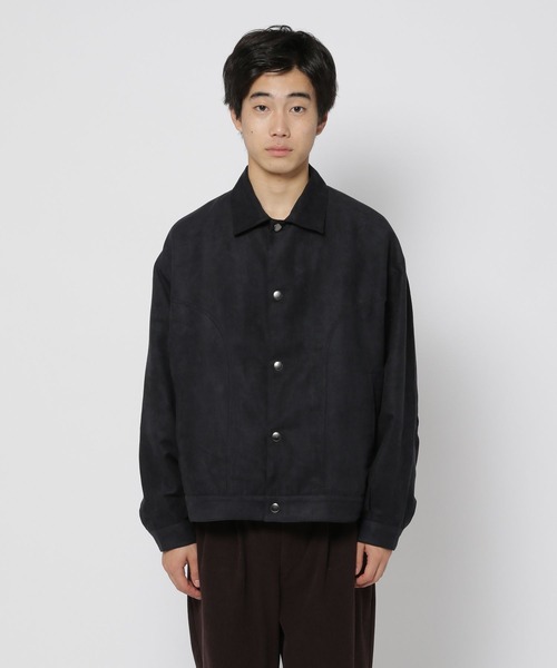 niko and...（ニコアンド）の「フェイクスウェードウエスタンブルゾン（ブルゾン・メンズ・ピンク/キャメル/チャコール・MEDIUM/LARGE）」の6枚目の写真