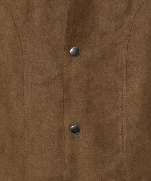 niko and...（ニコアンド）の「フェイクスウェードウエスタンブルゾン（ブルゾン・メンズ・ピンク/キャメル/チャコール・MEDIUM/LARGE）」の17枚目の写真