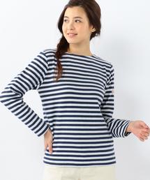 coen | 【MBC】スムースボーダーボートネックカットソー(Tシャツ/カットソー)