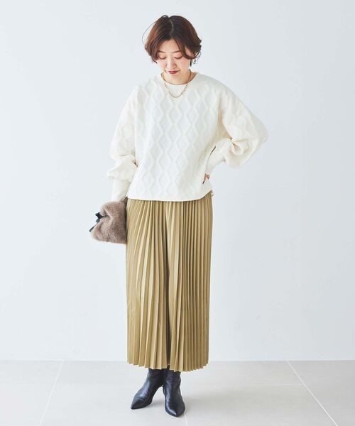 WEB限定アイテム》キルティング柄カットソー（Tシャツ