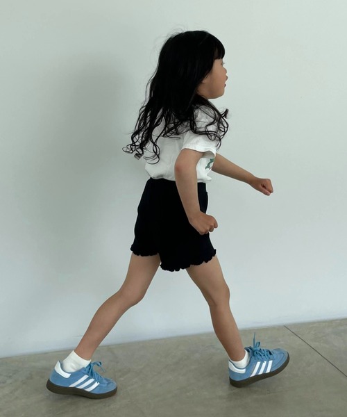 TARKER（ターカー）の「リブショートパンツ（その他パンツ・キッズ・ライトグレー/ブラック・150/140/130/120/110）」の4枚目の写真