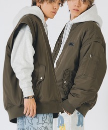 En serio TOKYO（エンソリオトーキョー）の「【RE730】袖デタッチャブル / 2WAY MA1 ミリタリーブルゾン（MA-1）」