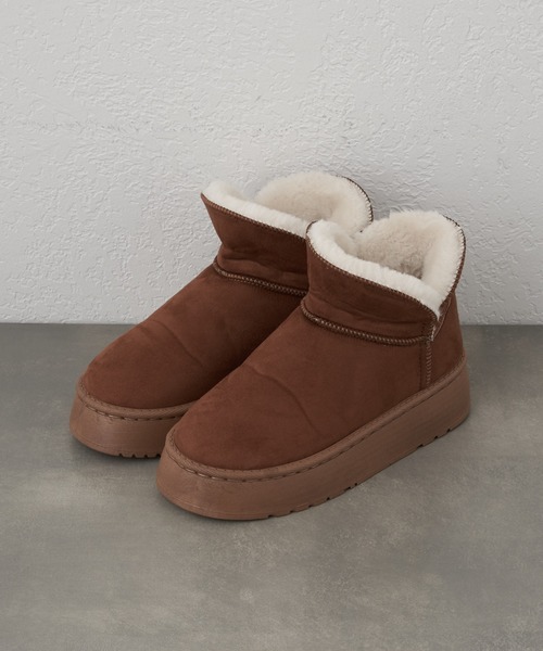 CIAOPANIC TYPY（チャオパニックティピー）の「2WAYムートンブーツ（ブーツ・レディース・ライトブラウン/ブラック/ブラウン・SMALL/MEDIUM/LARGE）」の10枚目の写真