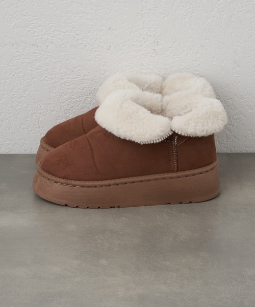 CIAOPANIC TYPY（チャオパニックティピー）の「2WAYムートンブーツ（ブーツ・レディース・ライトブラウン/ブラック/ブラウン・SMALL/MEDIUM/LARGE）」の8枚目の写真