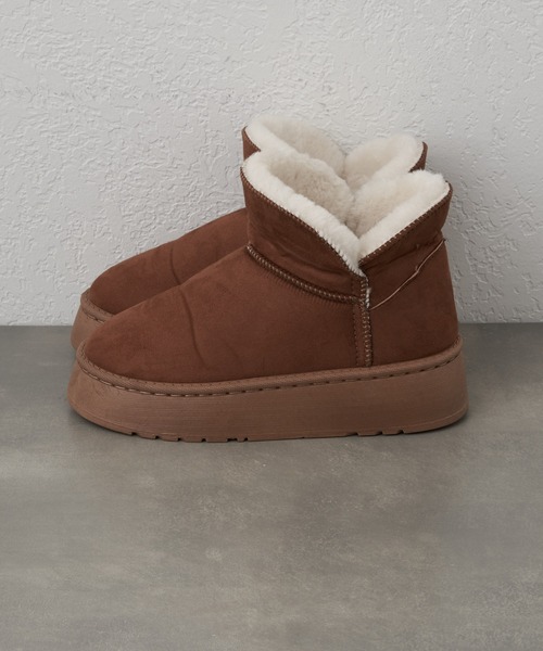 CIAOPANIC TYPY（チャオパニックティピー）の「2WAYムートンブーツ（ブーツ・レディース・ライトブラウン/ブラック/ブラウン・SMALL/MEDIUM/LARGE）」の12枚目の写真