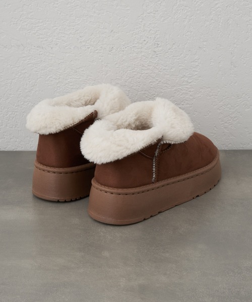 CIAOPANIC TYPY（チャオパニックティピー）の「2WAYムートンブーツ（ブーツ・レディース・ライトブラウン/ブラック/ブラウン・SMALL/MEDIUM/LARGE）」の9枚目の写真