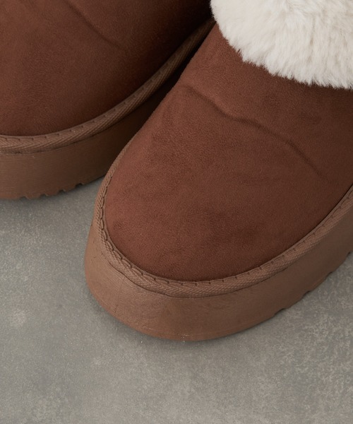 CIAOPANIC TYPY（チャオパニックティピー）の「2WAYムートンブーツ（ブーツ・レディース・ライトブラウン/ブラック/ブラウン・SMALL/MEDIUM/LARGE）」の14枚目の写真