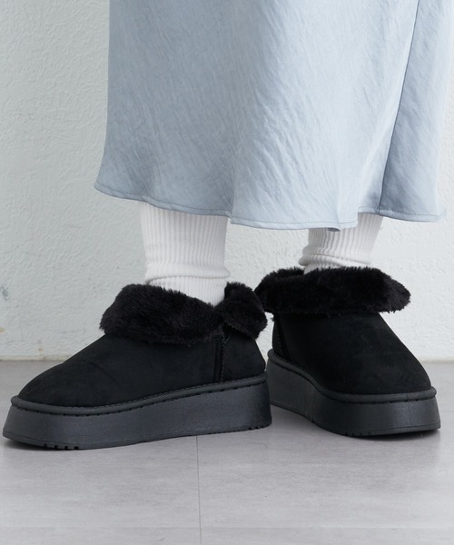 CIAOPANIC TYPY（チャオパニックティピー）の「2WAYムートンブーツ（ブーツ・レディース・ライトブラウン/ブラック/ブラウン・SMALL/MEDIUM/LARGE）」の19枚目の写真