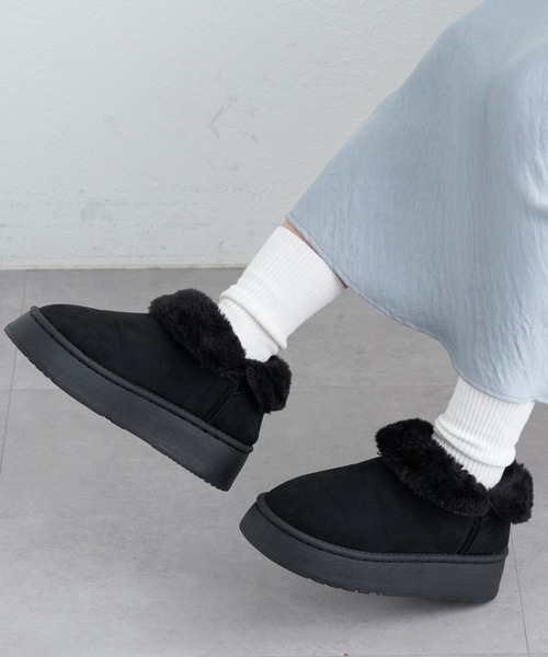 CIAOPANIC TYPY（チャオパニックティピー）の「2WAYムートンブーツ（ブーツ・レディース・ライトブラウン/ブラック/ブラウン・SMALL/MEDIUM/LARGE）」の20枚目の写真