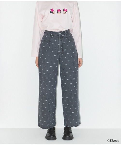 【セール】Disney / リボンデニムパンツ 151551（デニムパンツ）｜Heather（ヘザー）
