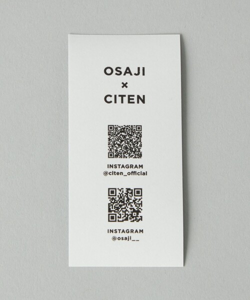 別注】＜OSAJI×CITEN＞立体ポーチセット（ポーチ・ネイルカラー
