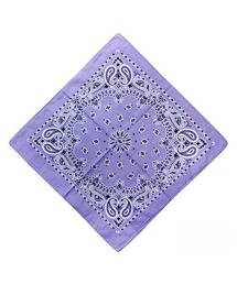 バンダナ/スカーフ（パープル/紫色系・ペイズリー柄）ファッション通販