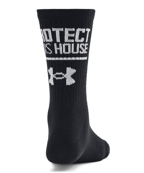 UNDER ARMOUR(アンダーアーマー)の「UAエッセンシャル ノベルティ クルー ソックス (3足セット)(トレーニング/レディース)(ソックス/靴下・レディース・ブラック・M/S)」の3枚目の写真