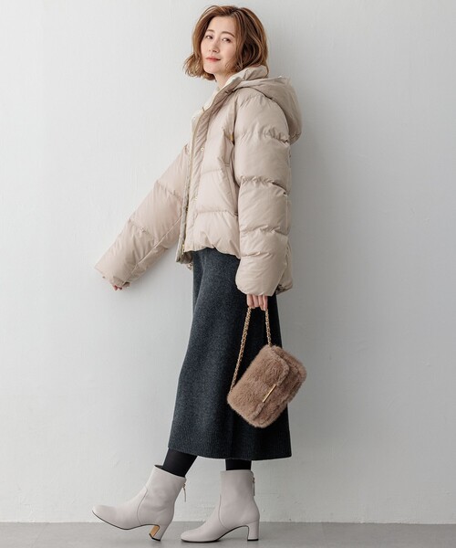 23区 シレータフタ コンパクト ダウンコート 洗える/撥水加工】シレータフタ コンパクト ダウンコート / 23区 L