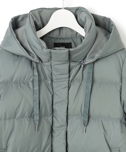 洗える/撥水加工】シレータフタ コンパクト ダウンコート（ダウン
