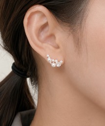 パールビジューピアス (両耳用)