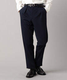 COMME CA MEN | 【セットアップ対応】フラノ調ウール混ジャージーテーパードパンツ(スーツパンツ)