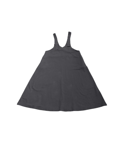 antiqua（アンティカ）の「裏毛サロペットワンピース（ワンピース・レディース・チャコールグレー/ブラック・ONESIZE）」の9枚目の写真