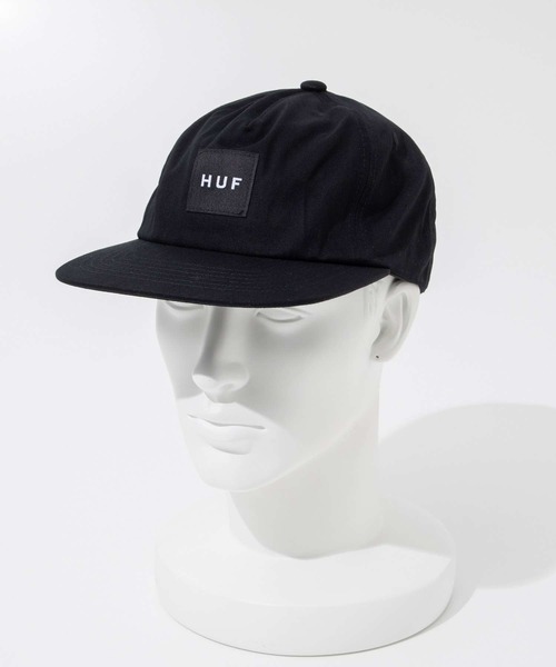 HUF（ハフ）の「HUF HUF SET BOX SNAPBACK ハフセット ボックス スナップバック キャップ ボックスロゴ（キャップ・メンズ・ブラック・FREE）」の4枚目の写真