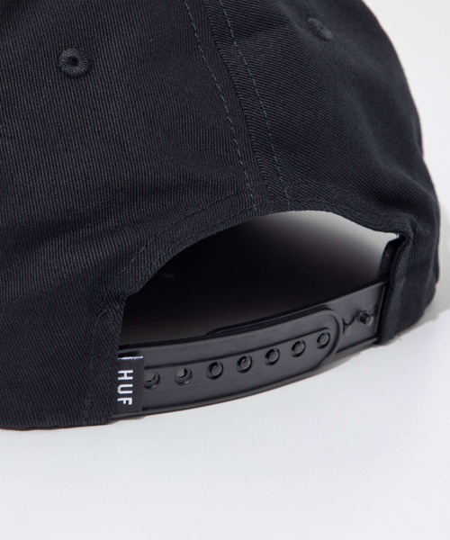 HUF（ハフ）の「HUF HUF SET BOX SNAPBACK ハフセット ボックス スナップバック キャップ ボックスロゴ（キャップ・メンズ・ブラック・FREE）」の7枚目の写真
