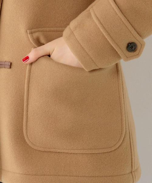 UNITED ARROWS（ユナイテッドアローズ）の「UWBT W/N ショート ダッフルコート◆（ダッフルコート・レディース・オフホワイト/ベージュ/ネイビー・36/38/40）」の17枚目の写真