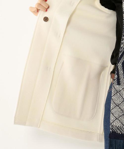 UNITED ARROWS（ユナイテッドアローズ）の「UWBT W/N ショート ダッフルコート◆（ダッフルコート・レディース・オフホワイト/ベージュ/ネイビー・36/38/40）」の9枚目の写真