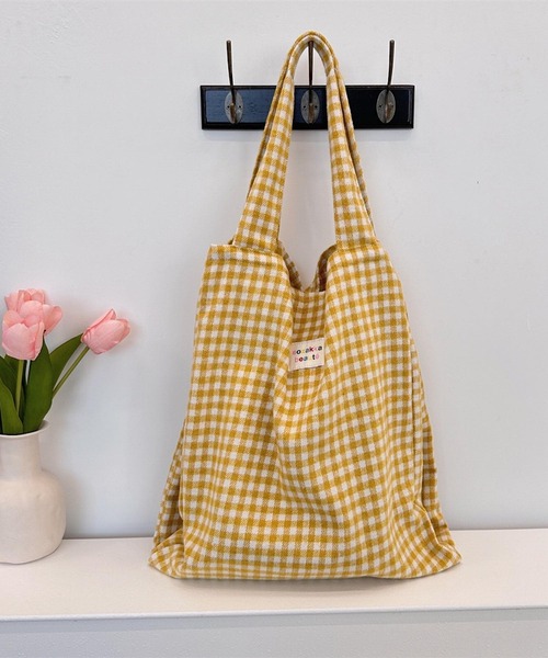 セール】Mignonjour/ギンガムチェック トートバッグ M2571（トート