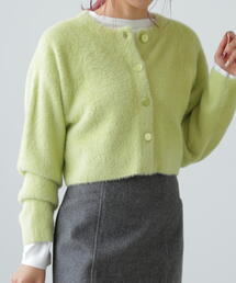 FREE'S MART | ◇前後2WAYショートシャギー短丈ニット(カーディガン/ボレロ)