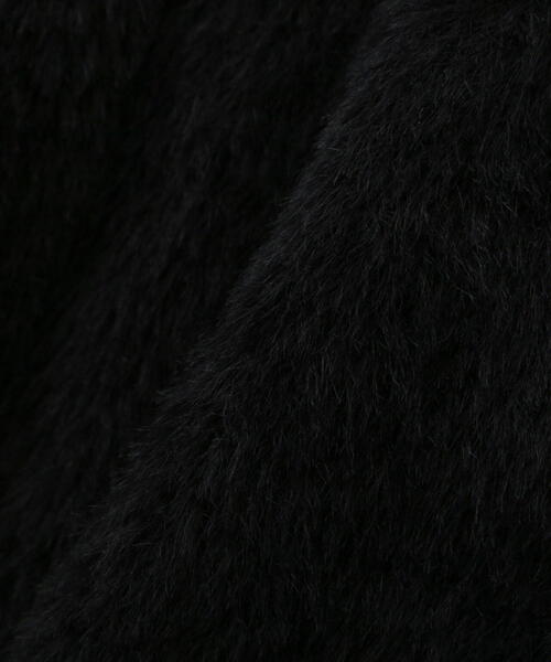 FREE'S MART(フリーズマート)の「◇前後2WAYショートシャギー短丈ニット(カーディガン/ボレロ・レディース・ホワイト/ブラック/ライトグリーン/パープル・FREE)」の19枚目の写真