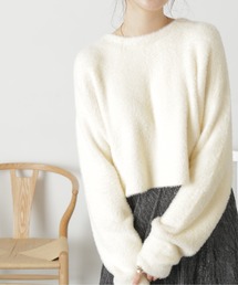 FREE'S MART | ◇前後2WAYショートシャギー短丈ニット(カーディガン/ボレロ)