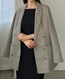 Louere | リネンライクシャツジャケット(テーラードジャケット)