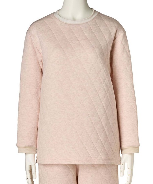 KID BLUE（キッドブルー）の「キッドブルー -２４ダイヤキルト -長袖トップス -KRAN545 -kidblue（その他トップス・レディース・ピンク/ライトグレー・M/L）」の6枚目の写真