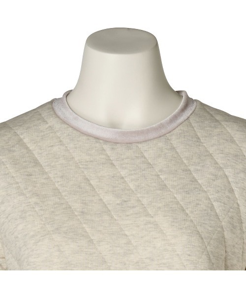 KID BLUE（キッドブルー）の「キッドブルー -２４ダイヤキルト -長袖トップス -KRAN545 -kidblue（その他トップス・レディース・ピンク/ライトグレー・M/L）」の5枚目の写真