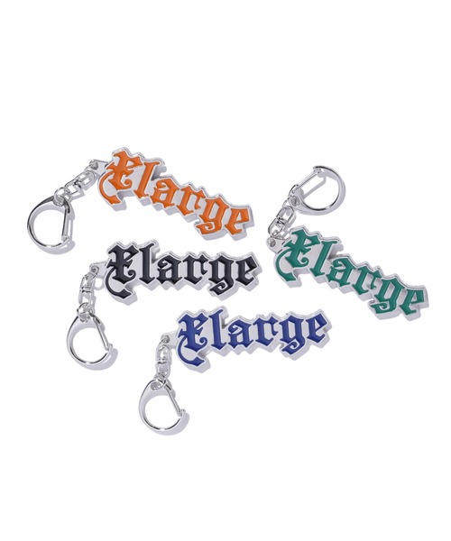XLARGE（エクストララージ）の「【販売終了】OLD ENGLISH LOGO METAL KEYCHAIN（キーホルダー・メンズ・オレンジ/グリーン/ブラック/ネイビー・ONE SIZE）」の5枚目の写真