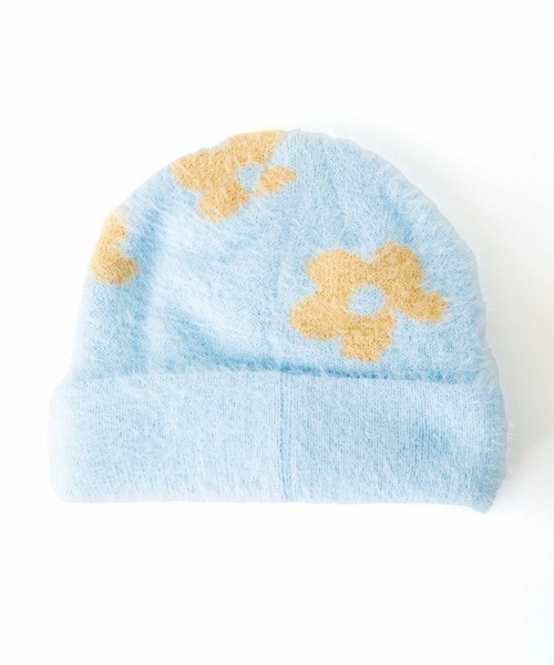 Casselini（キャセリーニ）の「[UMBRO × Casselini]ジャガードワッチ（ニットキャップ/ビーニー・レディース・ブラック/オフホワイト/グレー/ブルー/ベージュ/チャコール・FREE）」の8枚目の写真