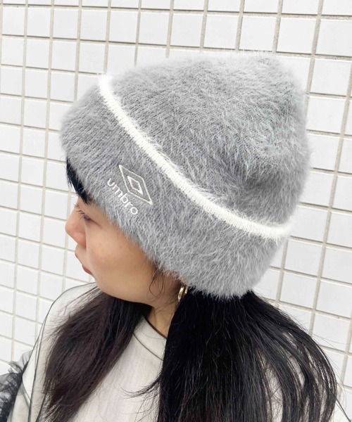 Casselini（キャセリーニ）の「[UMBRO × Casselini]ジャガードワッチ（ニットキャップ/ビーニー・レディース・ブラック/オフホワイト/グレー/ブルー/ベージュ/チャコール・FREE）」の15枚目の写真