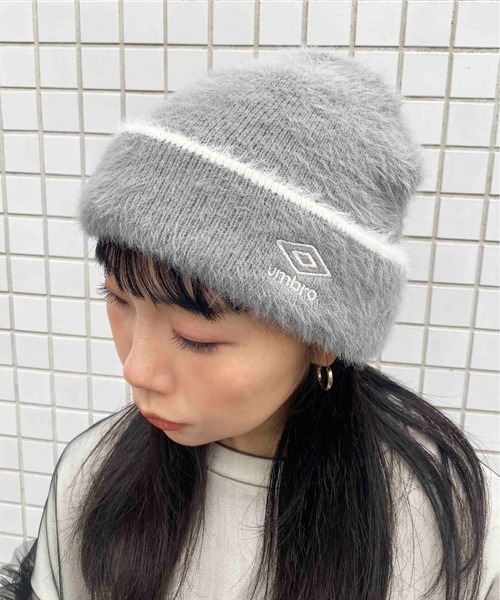 Casselini（キャセリーニ）の「[UMBRO × Casselini]ジャガードワッチ（ニットキャップ/ビーニー・レディース・ブラック/オフホワイト/グレー/ブルー/ベージュ/チャコール・FREE）」の22枚目の写真