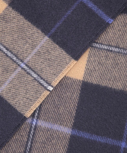 BAYFLOW（ベイフロー）の「チェックマフラー（マフラー・メンズ・グリーン/ブラック/ベージュ・FREE）」の14枚目の写真