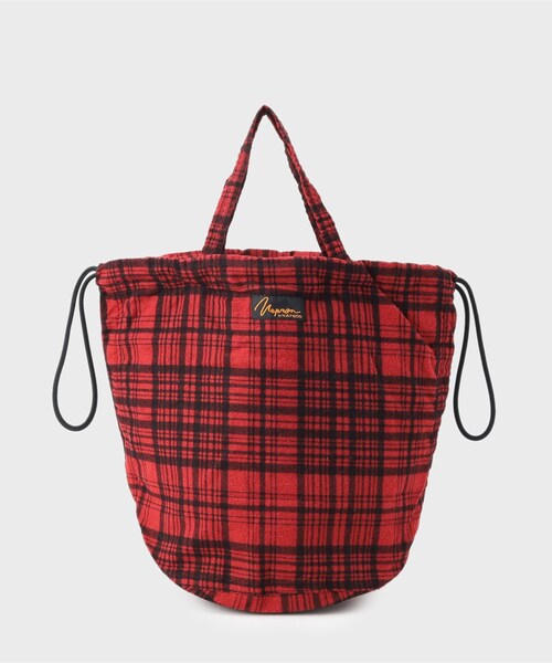 napron（ナプロン）の「【NAPRON】CHECK PATIENTS BAG（ハンドバッグ・メンズ・レッド系3/グレー系1/ブルー系1・00）」の3枚目の写真