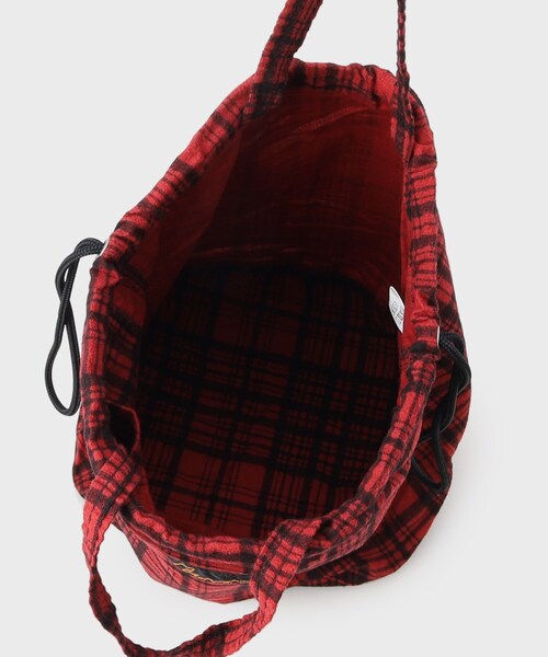 napron（ナプロン）の「【NAPRON】CHECK PATIENTS BAG（ハンドバッグ・メンズ・レッド系3/グレー系1/ブルー系1・00）」の8枚目の写真