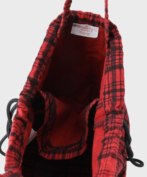 napron（ナプロン）の「【NAPRON】CHECK PATIENTS BAG（ハンドバッグ・メンズ・レッド系3/グレー系1/ブルー系1・00）」の12枚目の写真