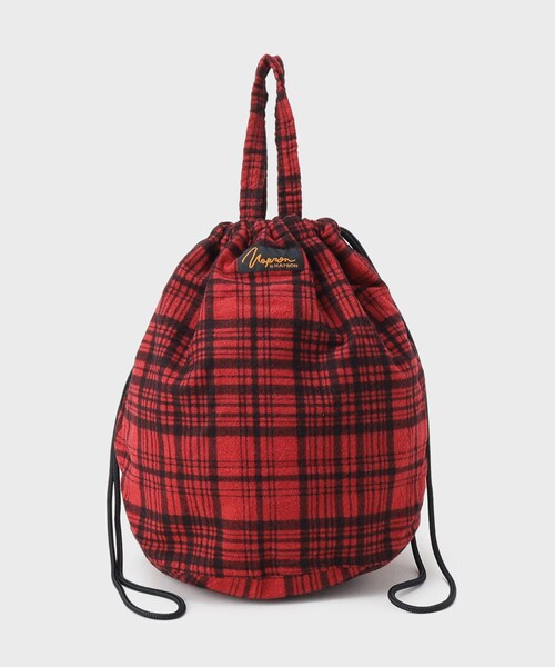 napron（ナプロン）の「【NAPRON】CHECK PATIENTS BAG（ハンドバッグ・メンズ・レッド系3/グレー系1/ブルー系1・00）」の13枚目の写真