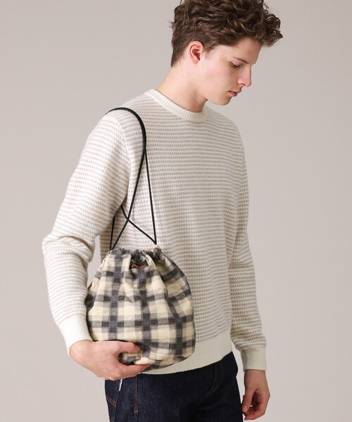 napron（ナプロン）の「【NAPRON】CHECK PATIENTS BAG（ハンドバッグ・メンズ・レッド系3/グレー系1/ブルー系1・00）」の17枚目の写真