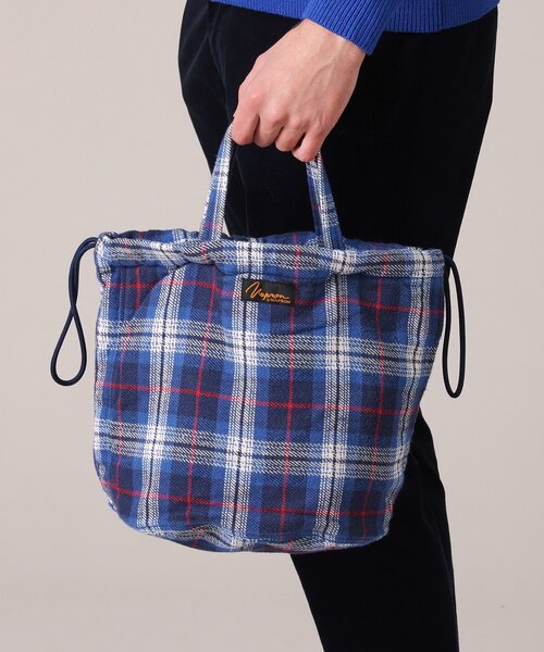 napron（ナプロン）の「【NAPRON】CHECK PATIENTS BAG（ハンドバッグ・メンズ・レッド系3/グレー系1/ブルー系1・00）」の19枚目の写真