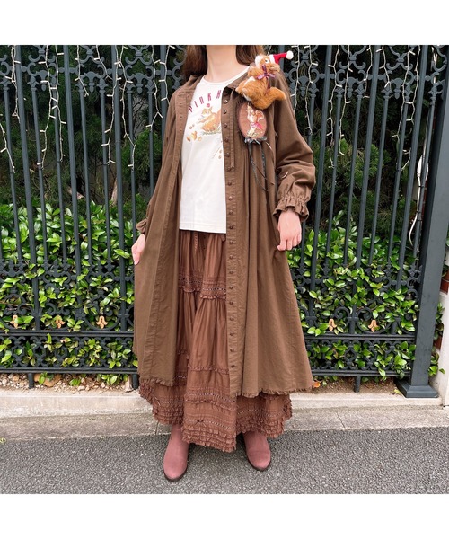 PINK HOUSE(ピンクハウス)の「ウィンターフォレストトリート刺繍ワッペン(ブローチ/コサージュ・レディース・ブラック/レッド/ピンク/アイボリー/チョコ・フリー)」の12枚目の写真