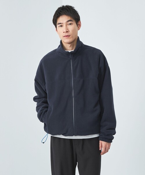 green label relaxing（グリーンレーベルリラクシング）の「【WEB限定】＜GLR or＞ジップ フリース ジャケット（その他アウター・メンズ・パープル/ネイビー/オレンジ/ダークグレー・S/M/L）」の7枚目の写真