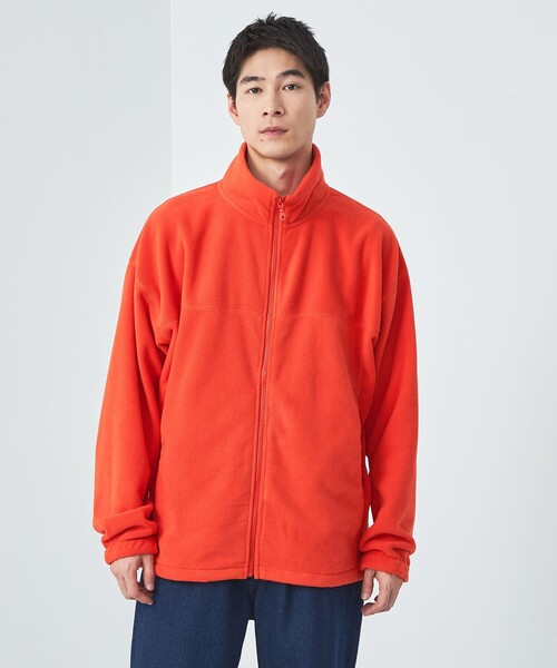 green label relaxing（グリーンレーベルリラクシング）の「【WEB限定】＜GLR or＞ジップ フリース ジャケット（その他アウター・メンズ・パープル/ネイビー/オレンジ/ダークグレー・S/M/L）」の10枚目の写真