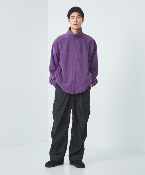 green label relaxing（グリーンレーベルリラクシング）の「【WEB限定】＜GLR or＞ジップ フリース ジャケット（その他アウター・メンズ・パープル/ネイビー/オレンジ/ダークグレー・S/M/L）」の13枚目の写真